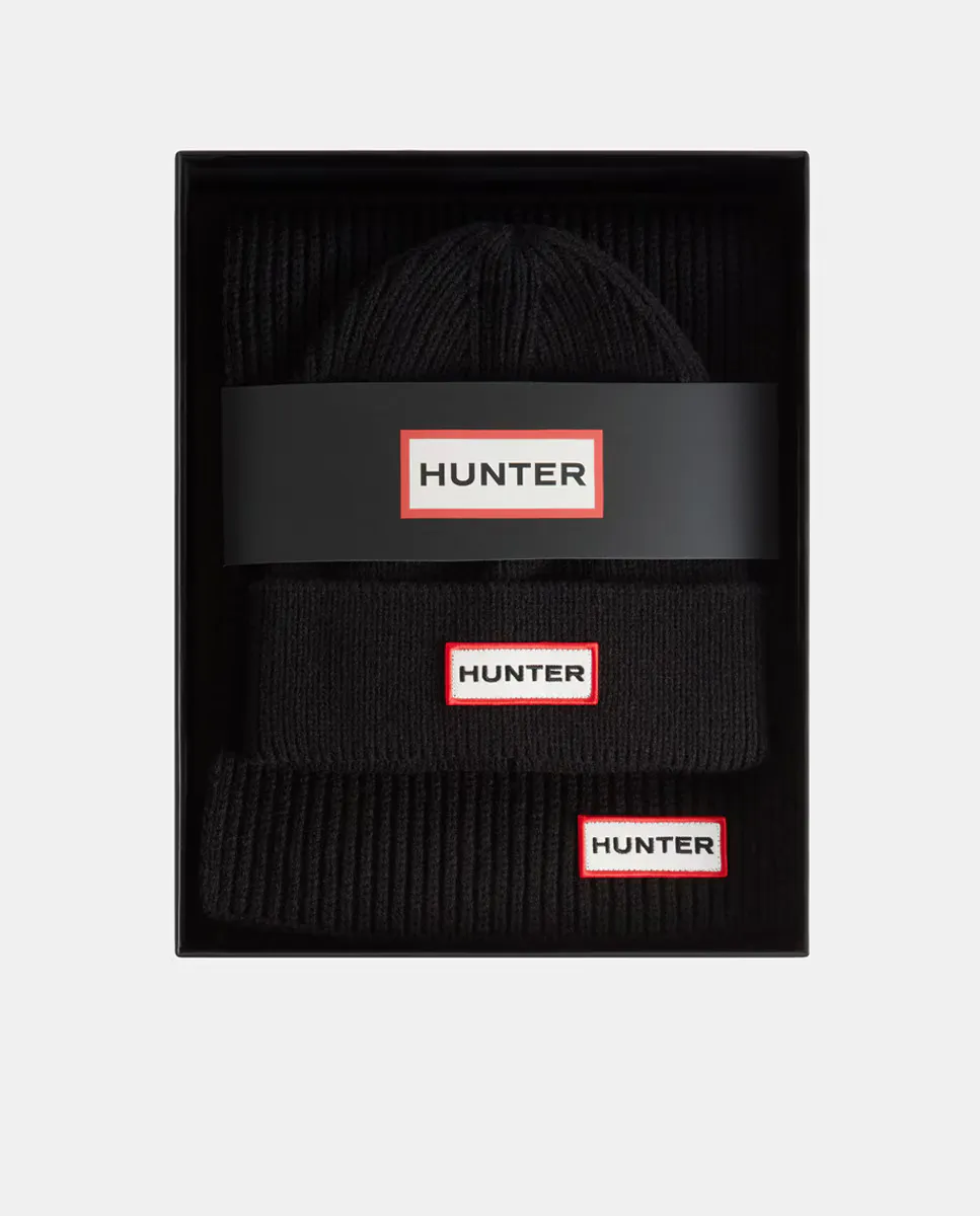 

Комплект из шапки и шарфа Jura Boxet Hunter, черный