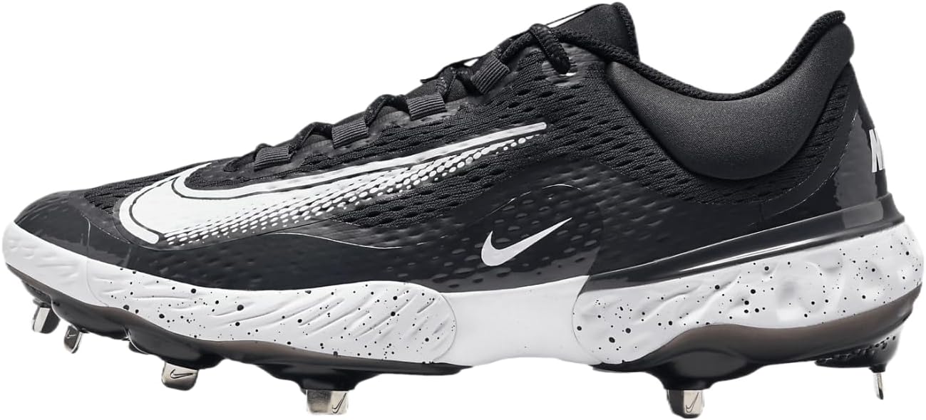 

Бейсбольные бутсы Nike Men's Alpha Huarache Elite 4, Black/White/Dark Smoke Grey