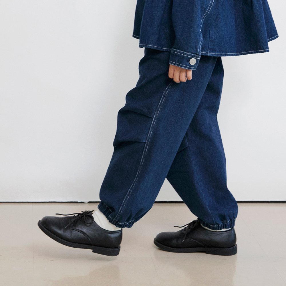 Джинсовые брюки-парашюты Branshes, Navy blue
