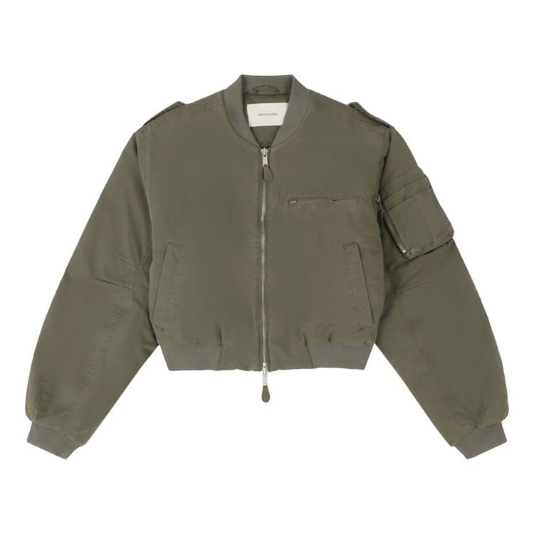 

Куртка Entire Studios A-4 Bomber Jacket 'Army', зеленый