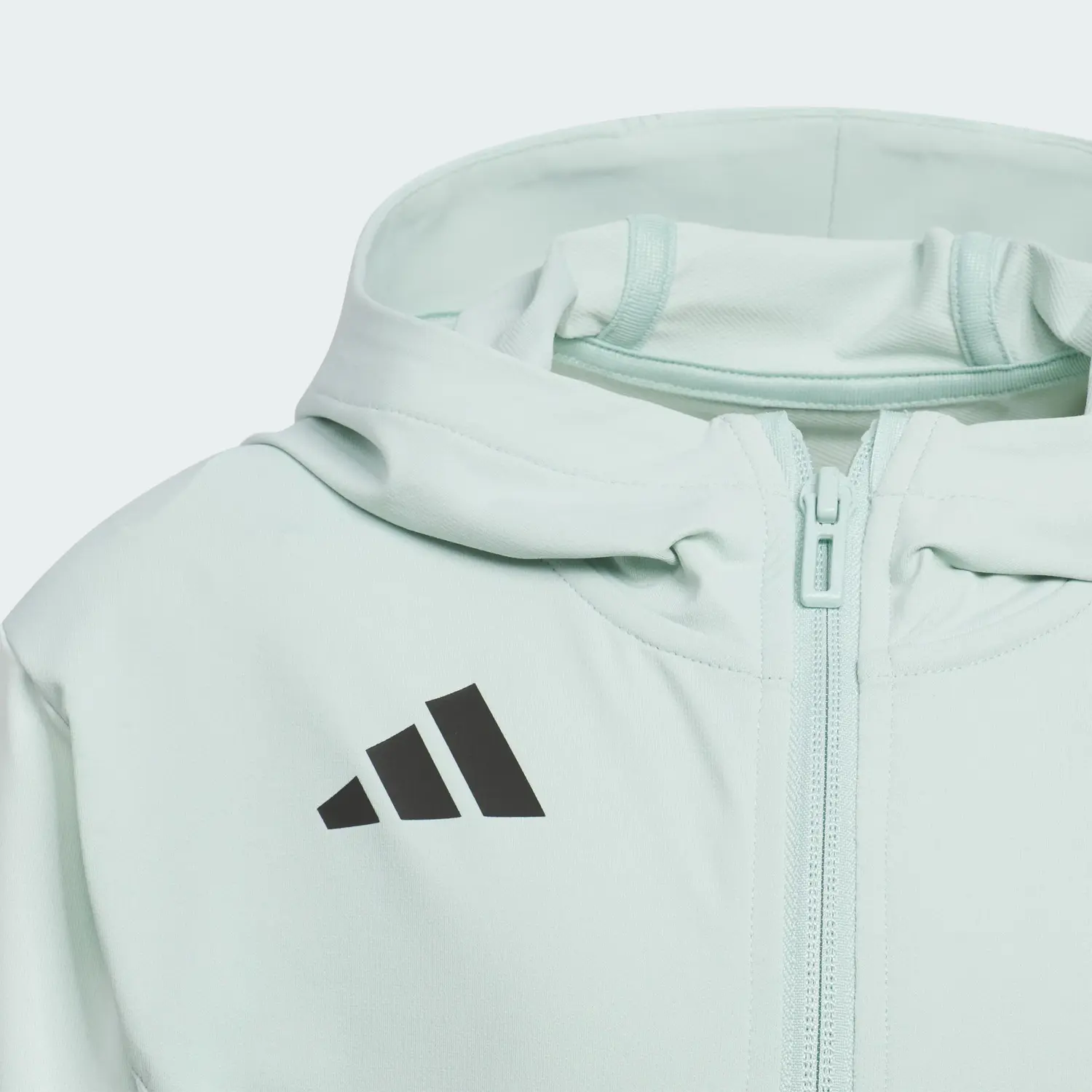 Adidas Куртка с капюшоном, светло-зеленые, для детей 3-7 лет — фото 4