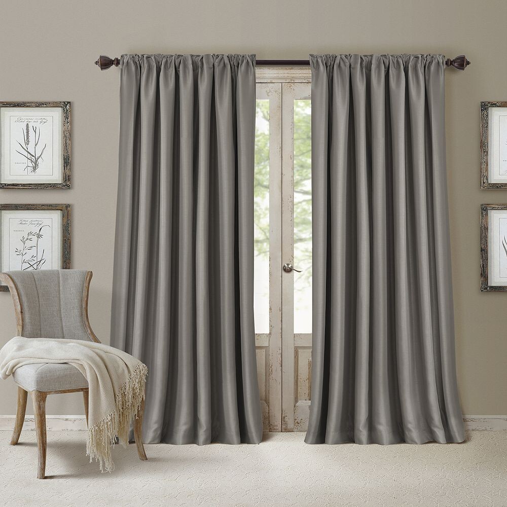 

Elrene Home Fashion Всесезонные затемняющие оконные занавески, цвет Silver
