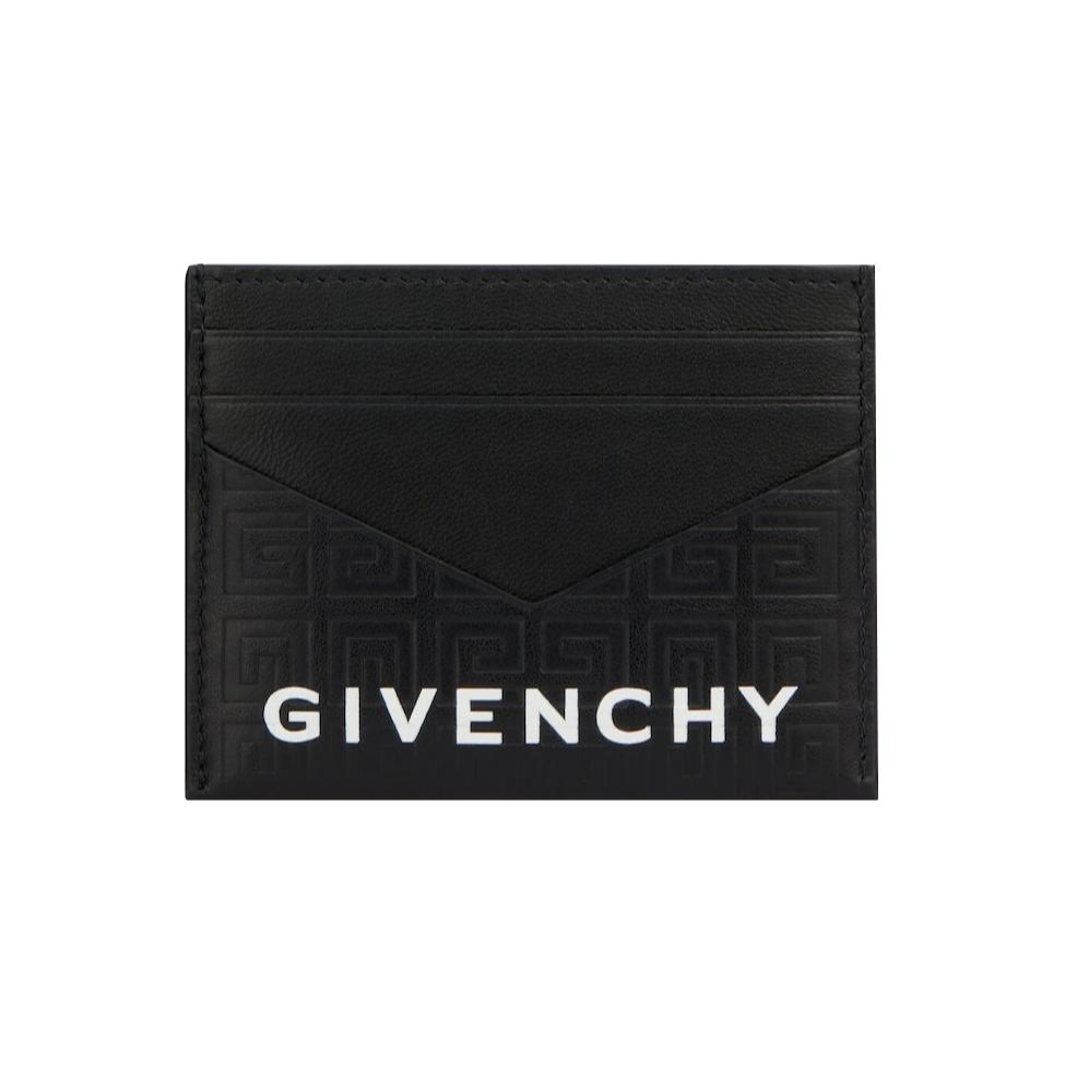 

Givenchy Кожаный картхолдер 4G унисекс черный
