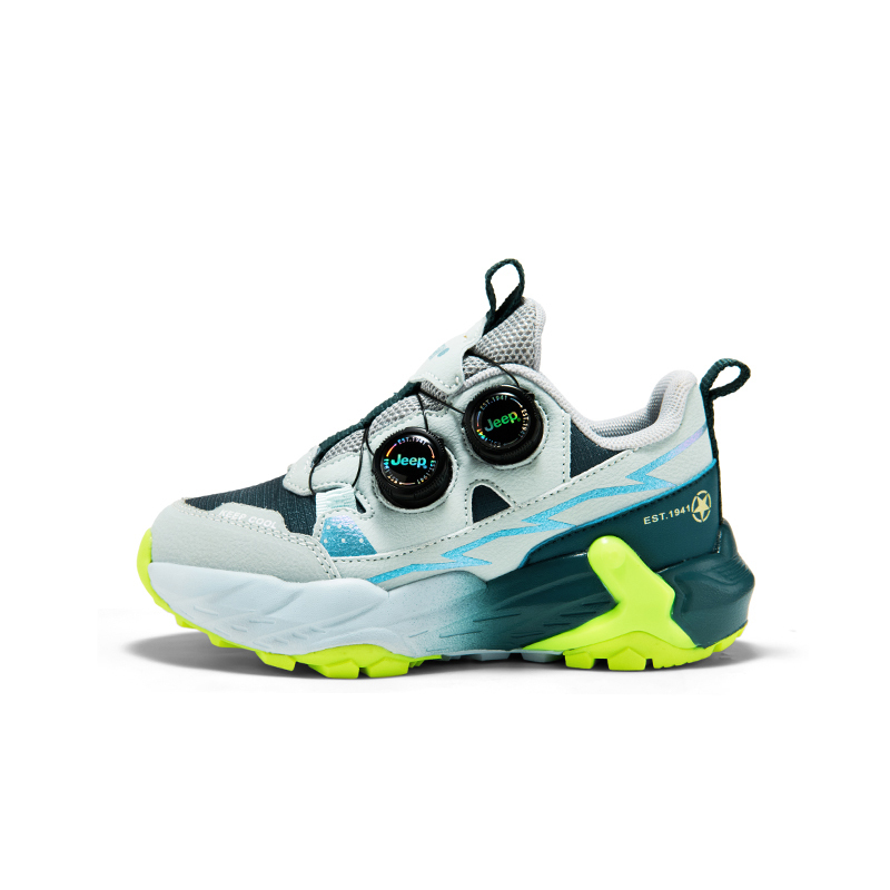 

Износостойкие легкие амортизирующие низкие детские кроссовки для детей 3-7 лет Jeep, dazzling синий