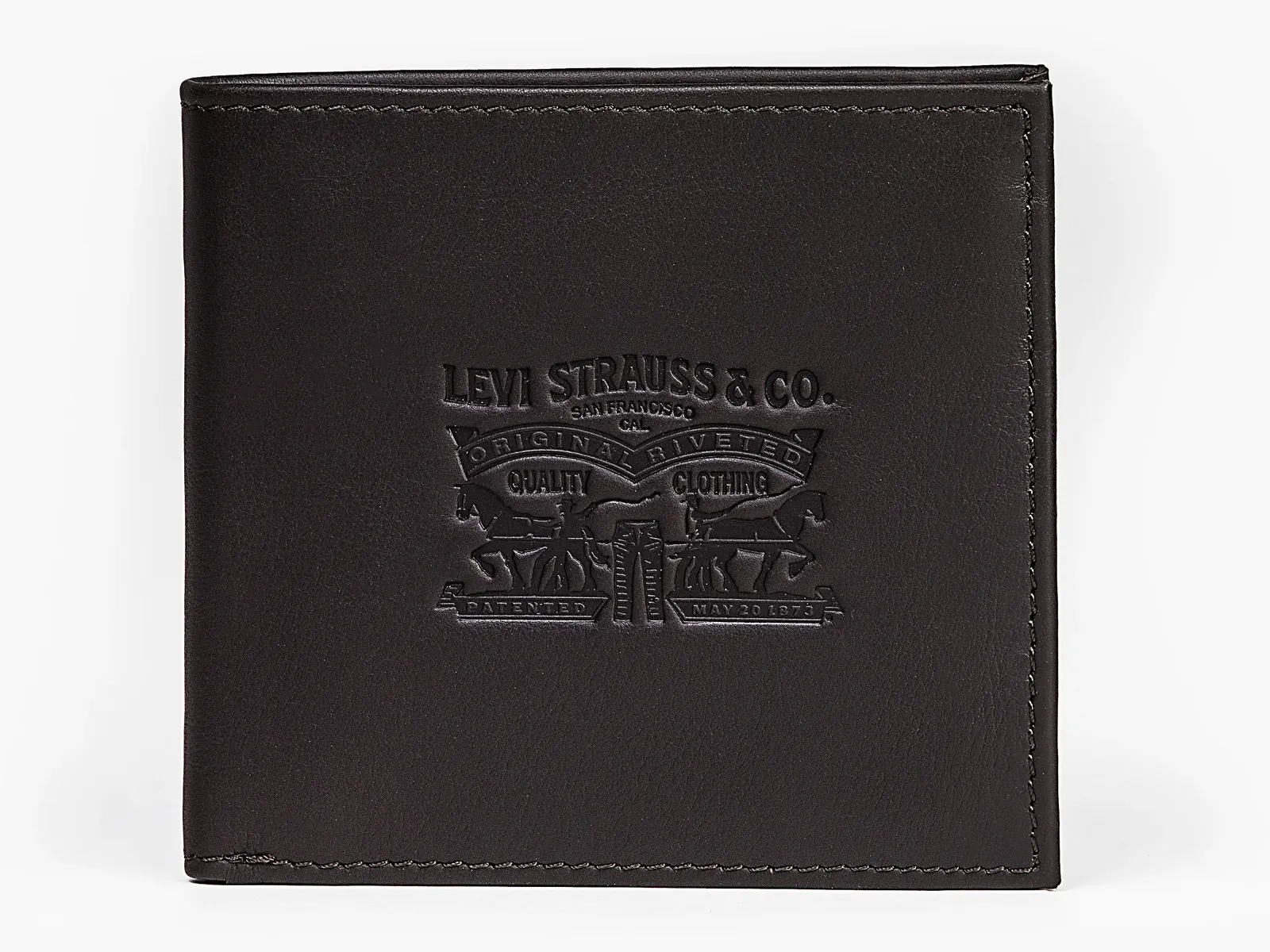 

Кошелек Levi's "VINTAGE TWO HORSE BIFOLD COIN WALLET", мужской кошелек из натуральной кожи, коричневый