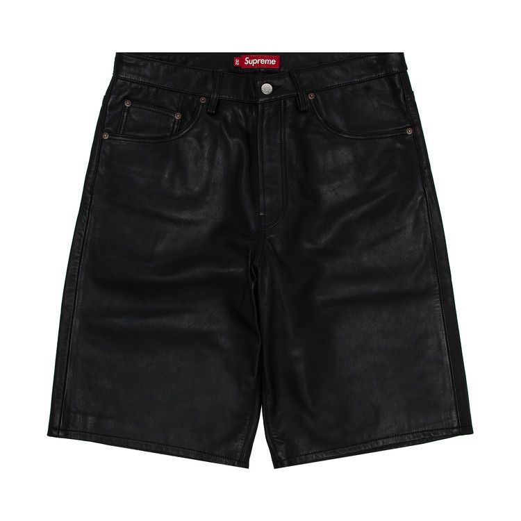 

Шорты Supreme Baggy Leather Short, Black