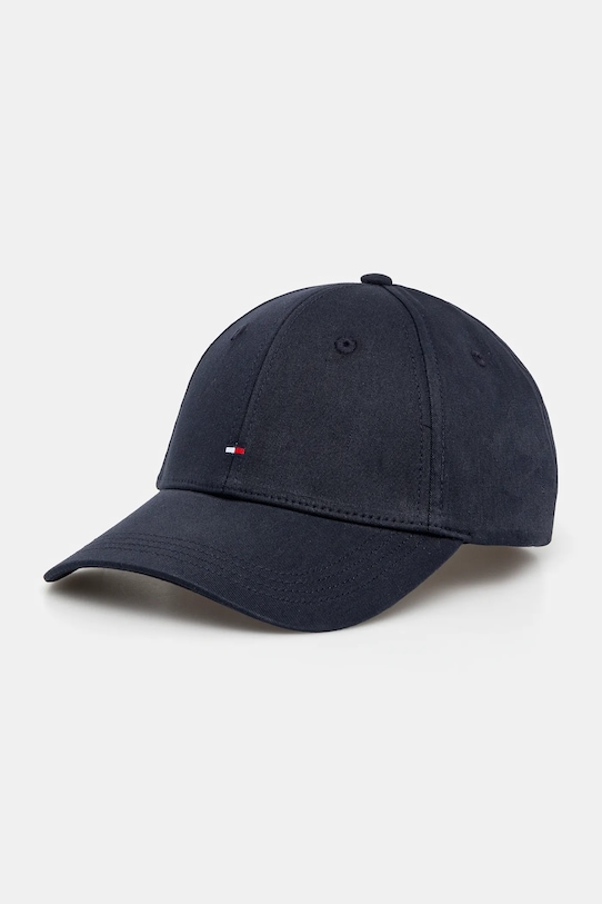 

Хлопковая кепка с козырьком Tommy Hilfiger, темно-синий