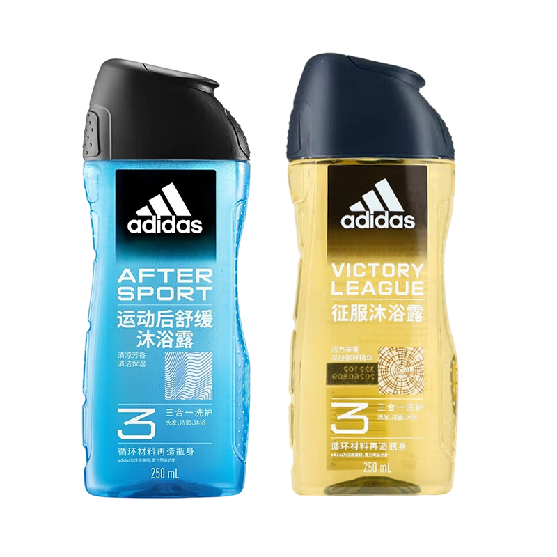 

Шампунь, гель для душа и средство для умывания 3-в-1, набор Ice Point Passion 500 мл, успокаивающий, контролирующий жирность, антиперспирант, очищающий, с ароматом лаванды, лимона, пачули и мяты Adidas