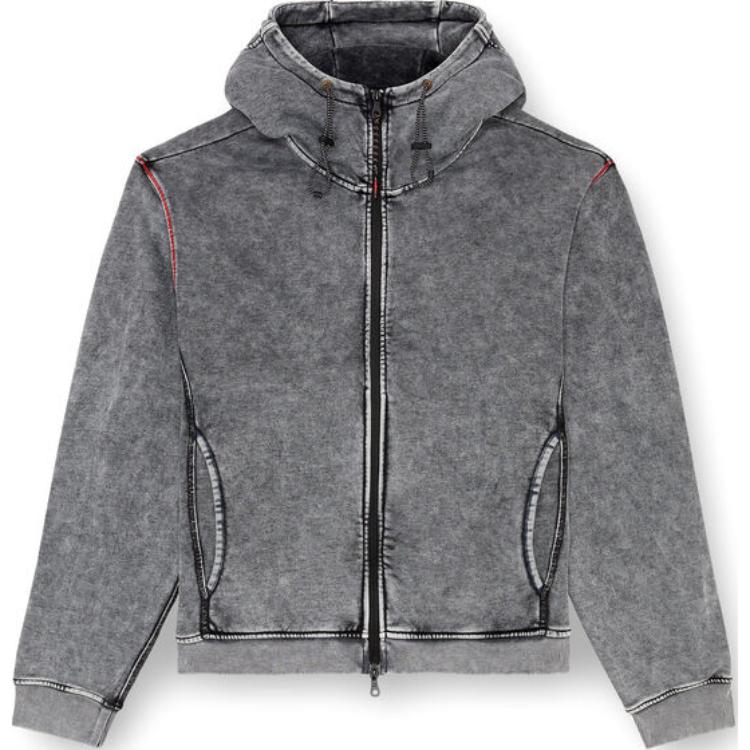 

DIESEL Выцветший свитшот, Gray