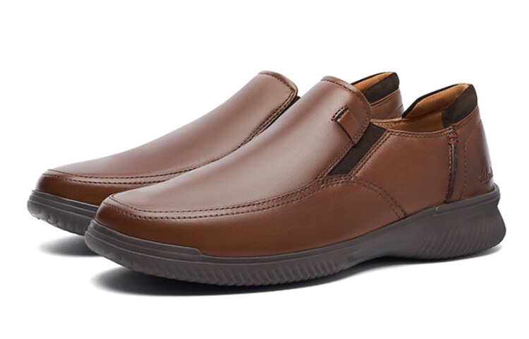 Мужские повседневные мужские низкие темно-серые Clarks — фото 3
