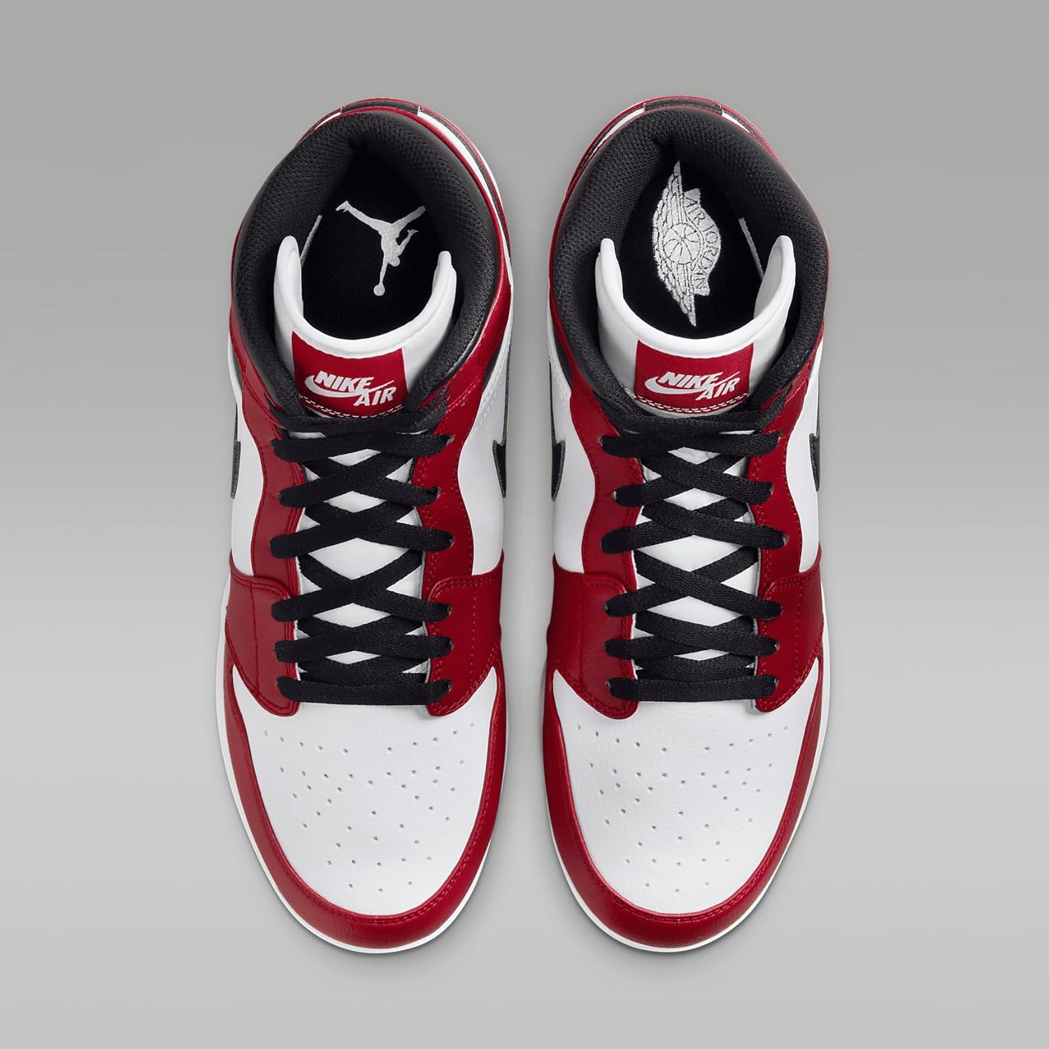 Мужские кроссовки Nike Jordan 1 Retro MCS, Gym Red/White/Black, размер, белый/черный/красный — фото 4
