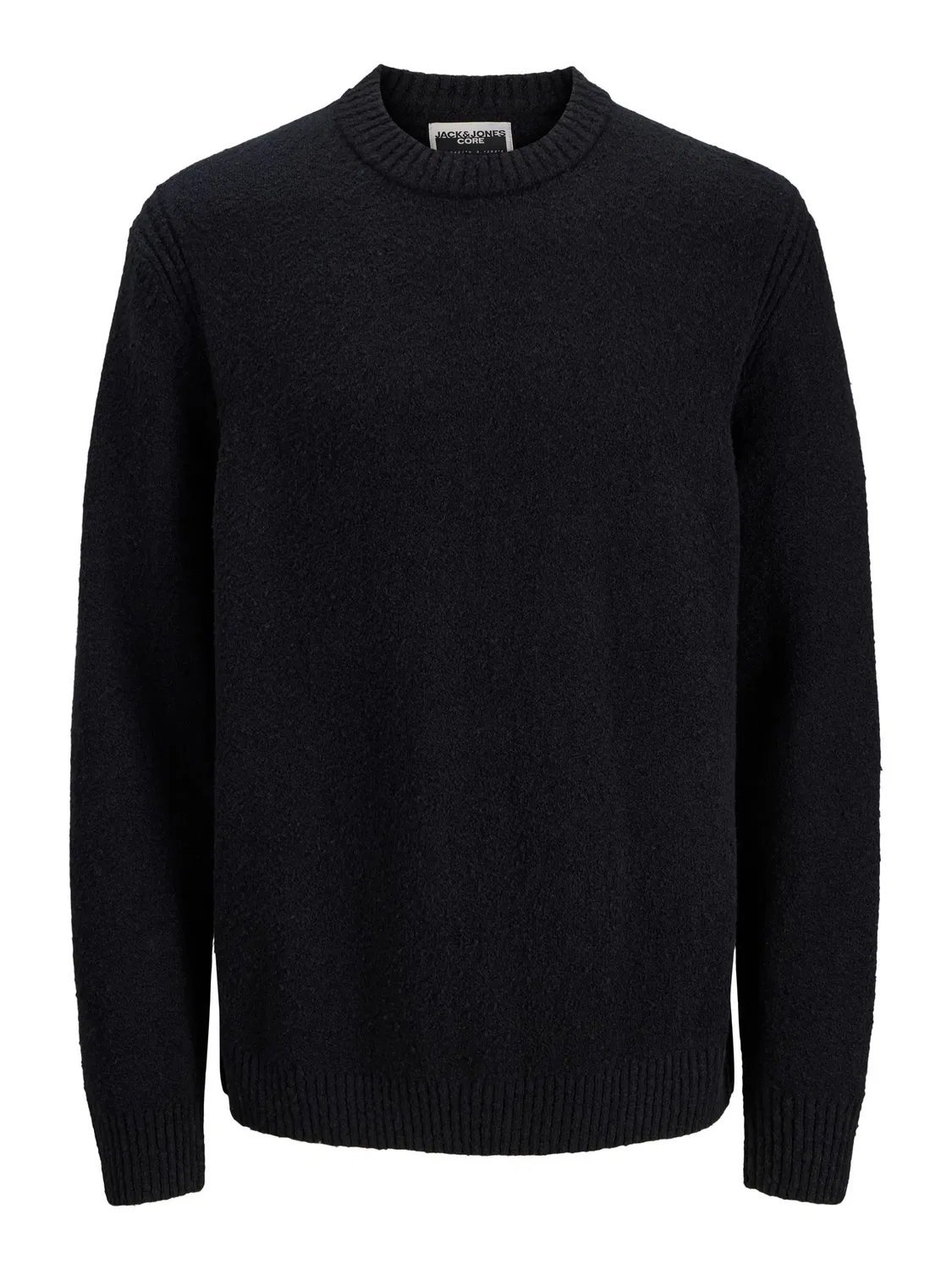 Свитер свободного кроя JACK & JONES Junior, черный
