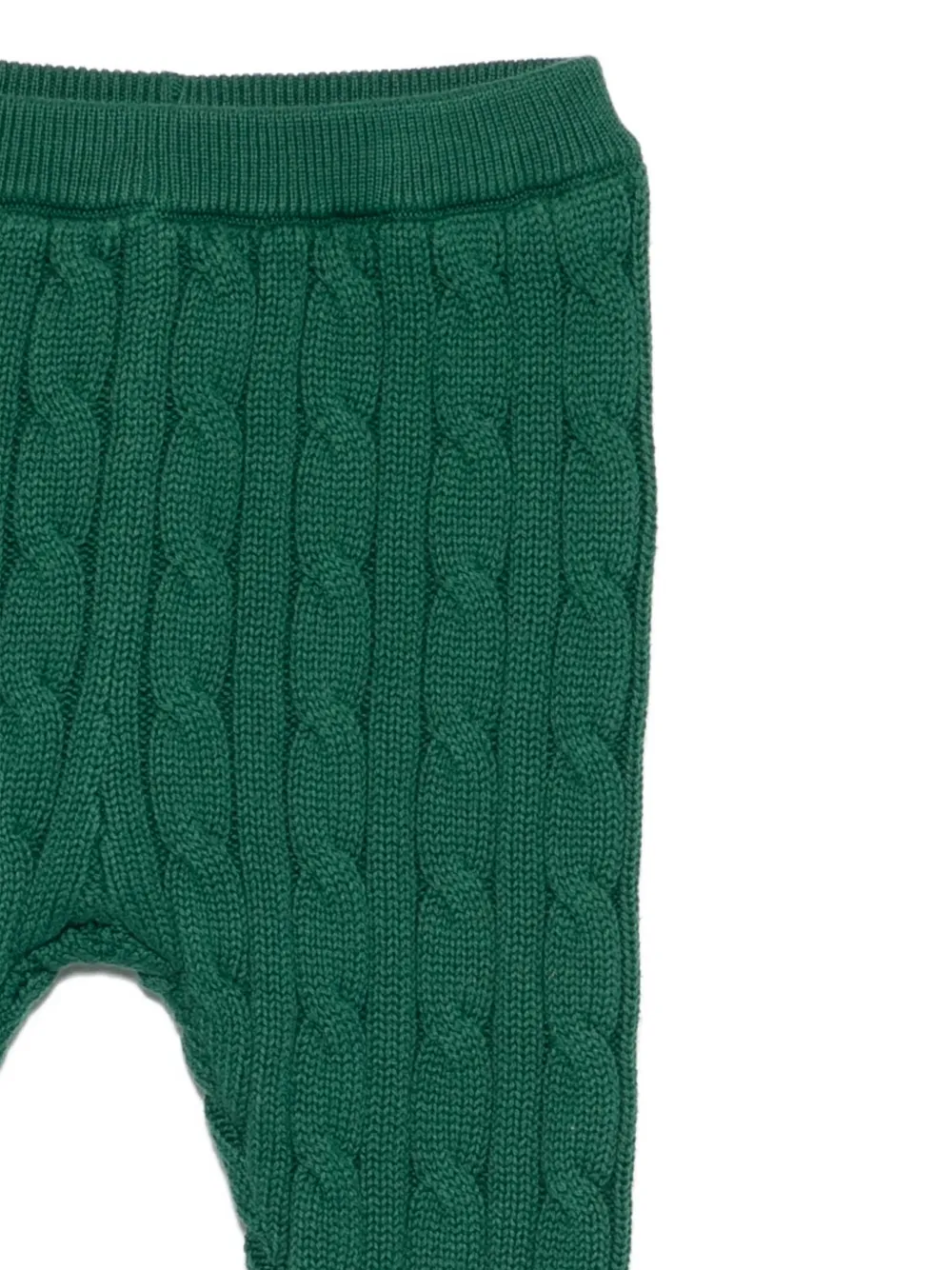 Брюки из толстой пряжи (комплект из двух штук) POLO RALPH LAUREN KIDS, зеленый — фото 3