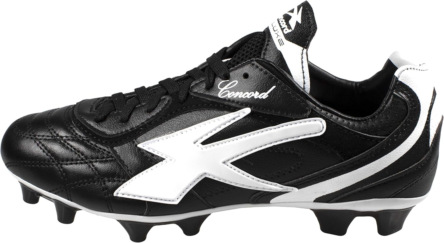 

Concord Mexico Мужские футбольные бутсы из натуральной кожи, аутентичный цвет Конкорд, черный S201XK