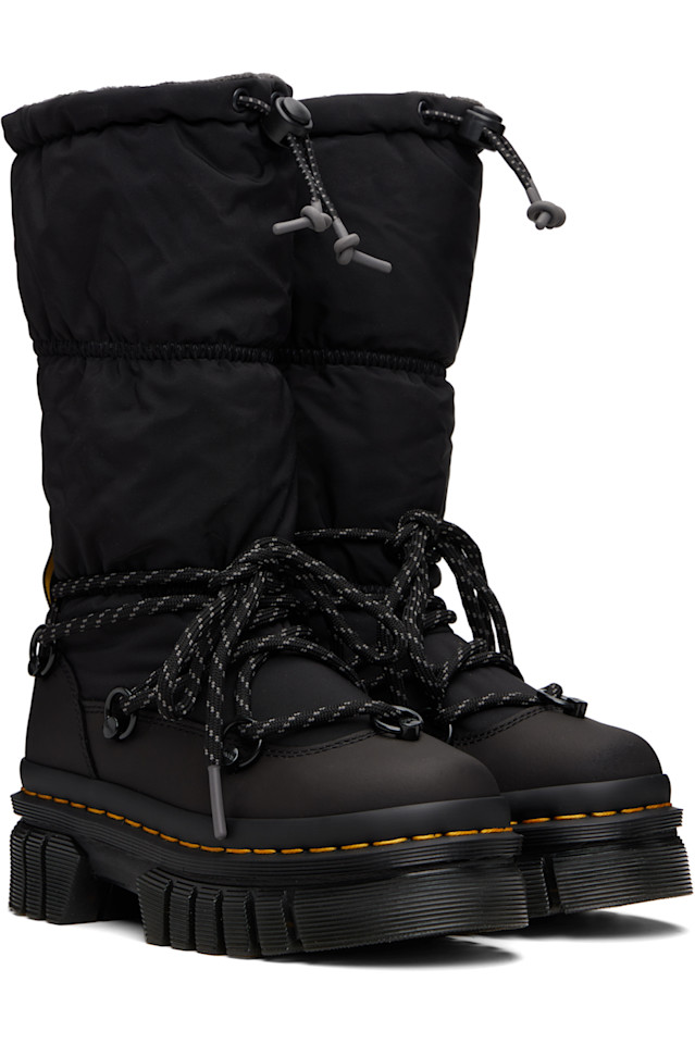 Audrick платформенные ботинки на толстой подошве с мягкой стелькой Dr. Martens, черный — фото 4