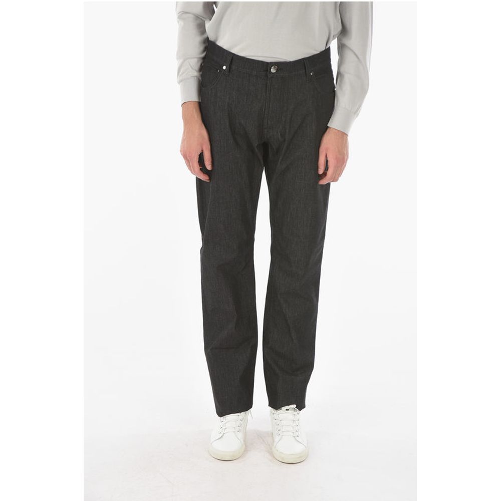 

Джинсы ID LUXURY DENIM из эластичного хлопка с 5 карманами, 21 см Corneliani, Blue
