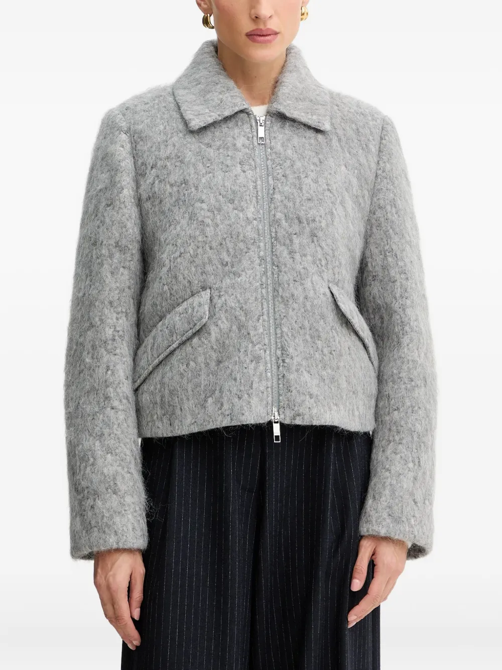 

Куртка на молнии Boss, серый