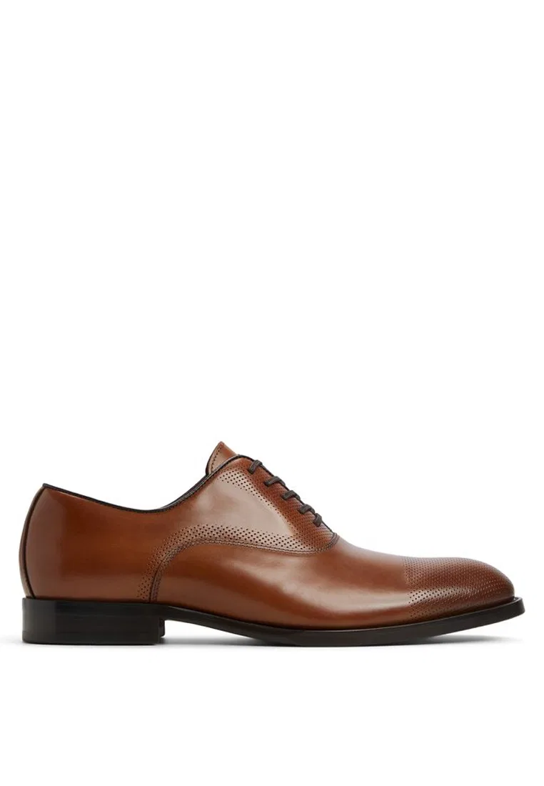 Туфли оксфордские, кожаные, Toledo Aldo, коньячный