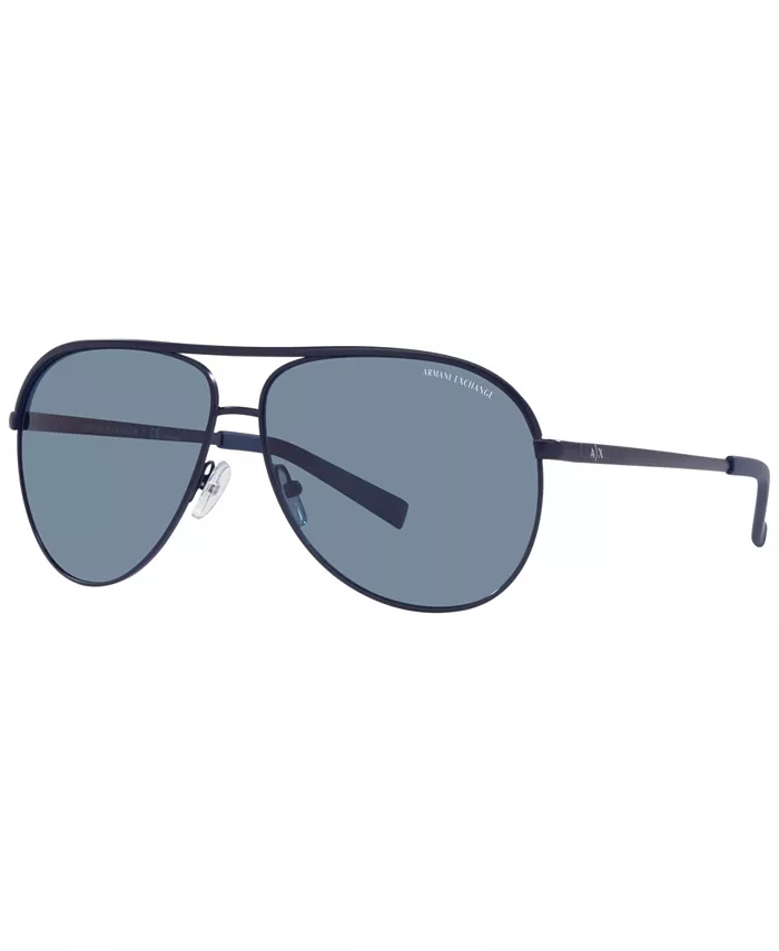 

Унисекс поляризованные солнцезащитные очки, AX2002 61 A|X Armani Exchange, синий