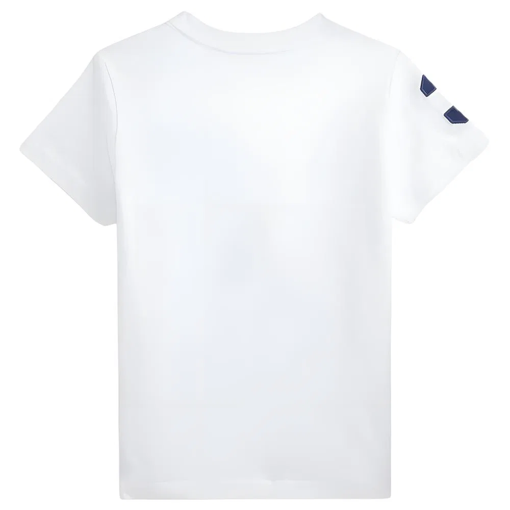 Футболка белая Polo Ralph Lauren — фото 3