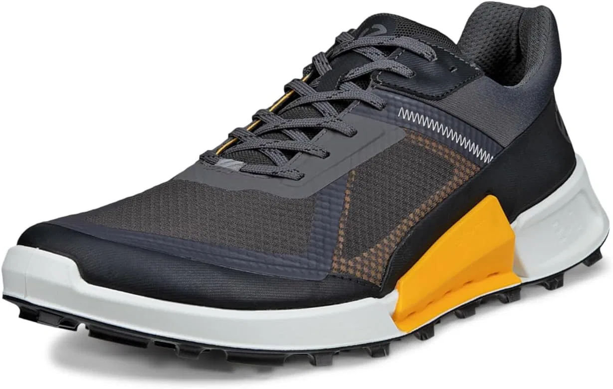 Мужские кроссовки для бега по пересеченной местности ECCO Biom 2.1 Cross Mountain Traverse Trail Running Shoes, Black Magnet Sunrise