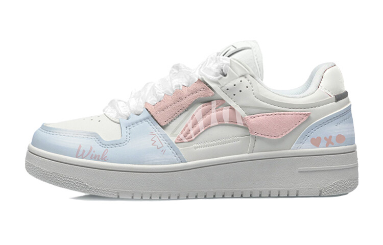 

Кроссовки LINING Tianji Series Skateboarding Shoes Men Low-top Blue/White/Pink, голубой, Синий, Кроссовки LINING Tianji Series Skateboarding Shoes Men Low-top Blue/White/Pink, голубой