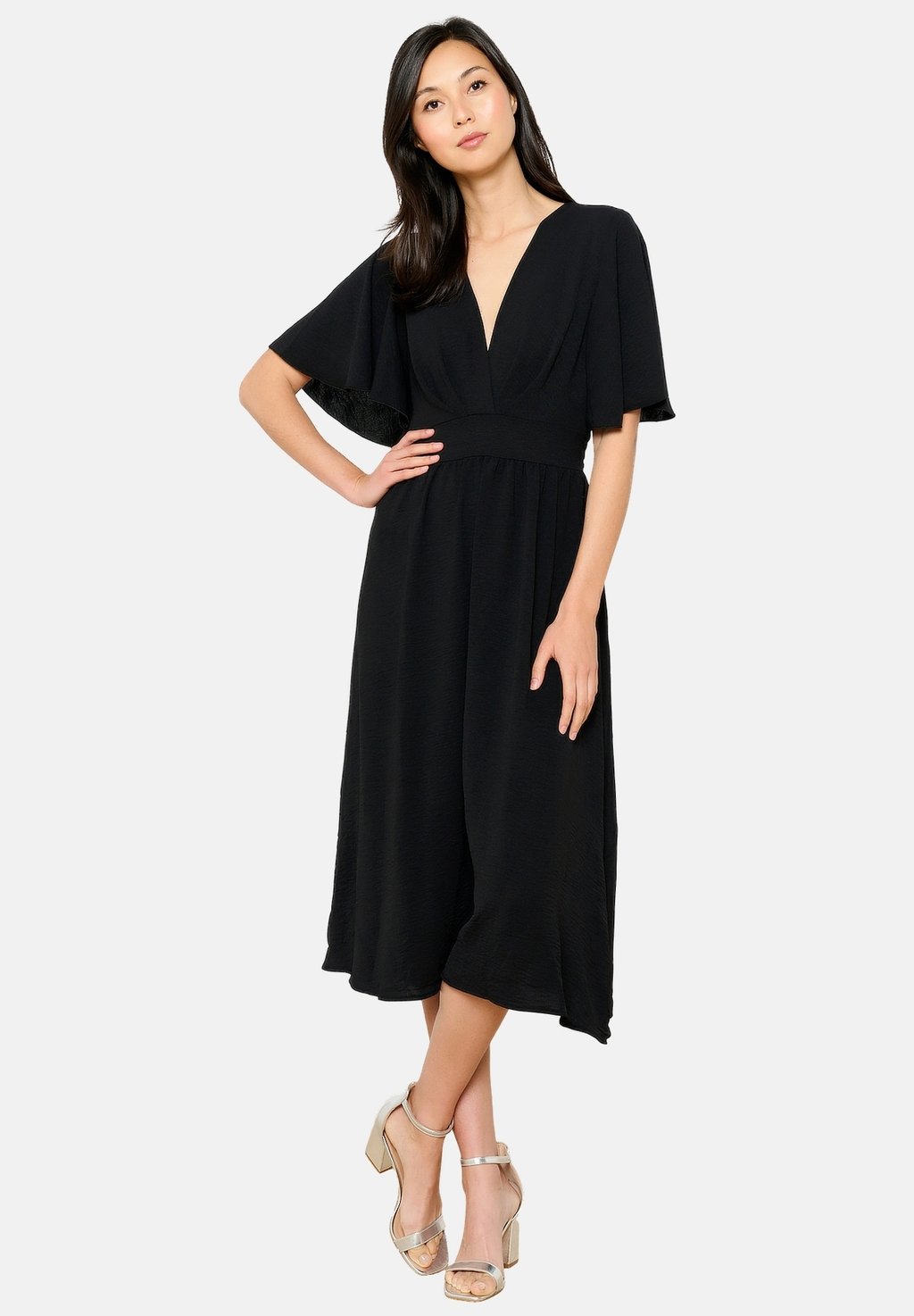 

Дневное платье V-NECK MIDI LolaLiza, черный