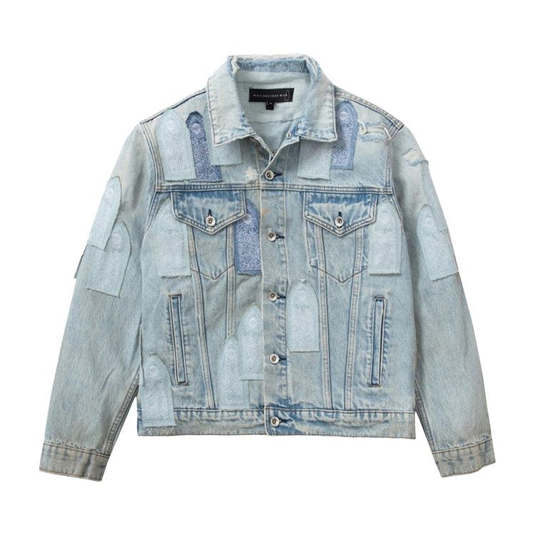 

Куртка Who Decides War Patched Arch Denim Jacket, Sky