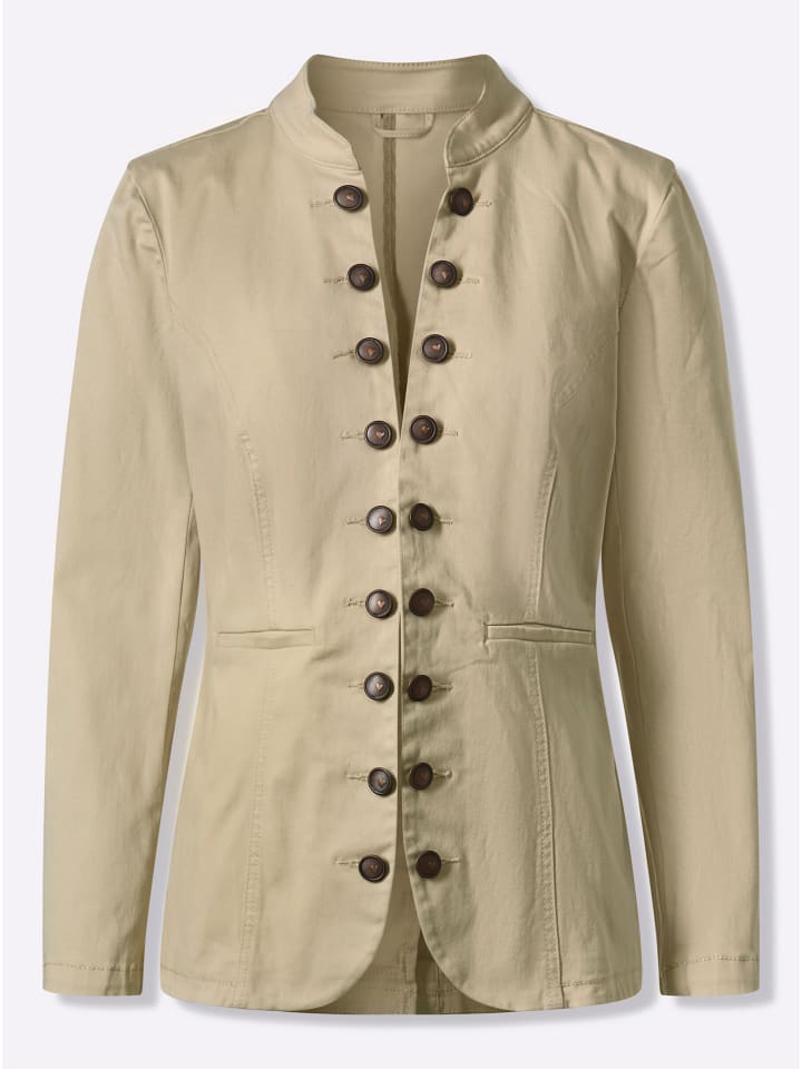 

Heine Джинсовый пиджак песочного цвета