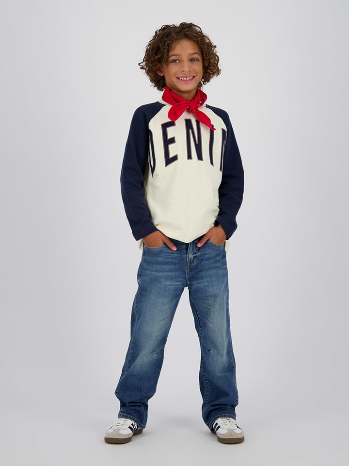 

Джинсы "Gustavo Icon" - свободный крой - синего цвета Vingino