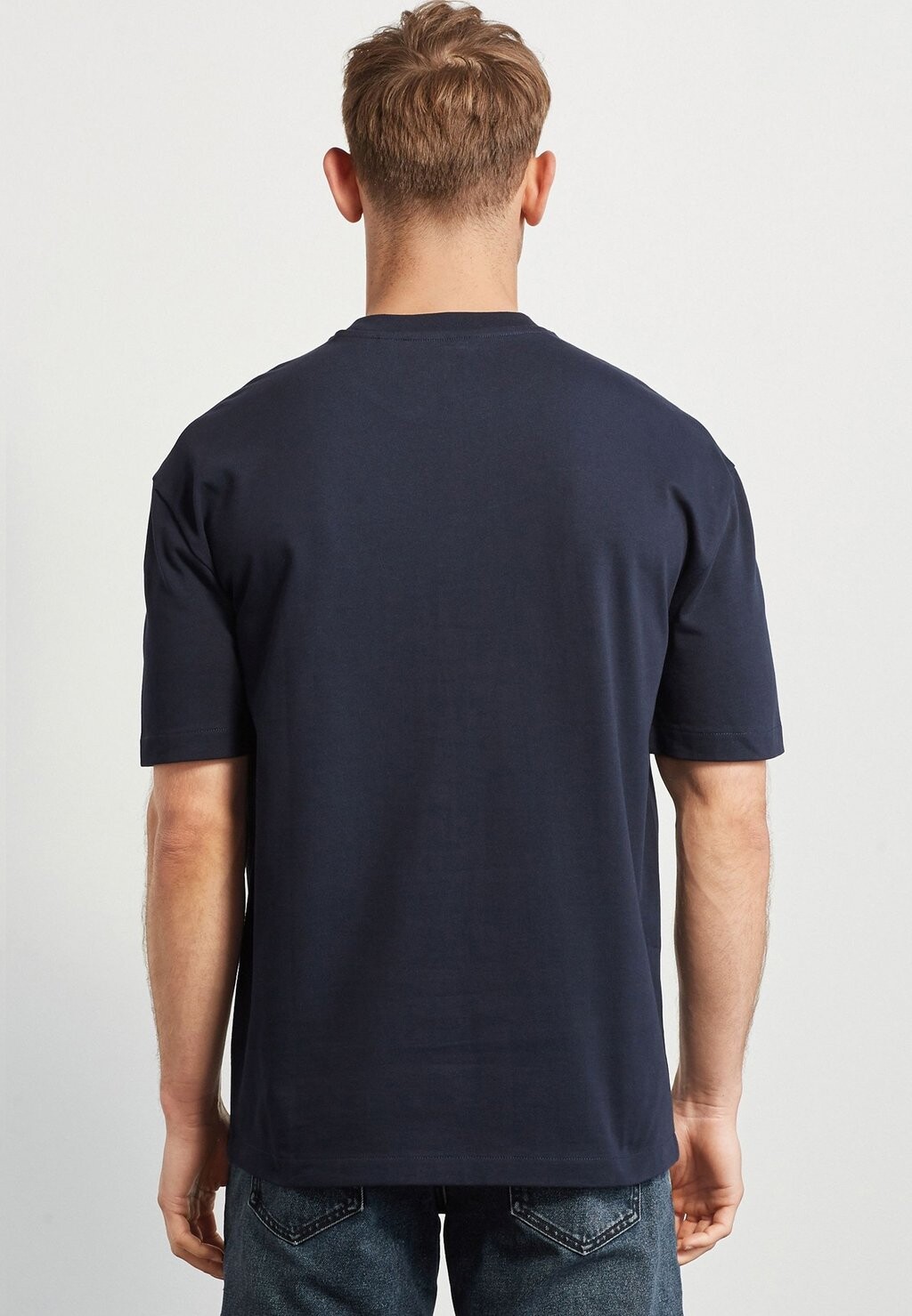 Базовая футболка Heavyweight Next, цвет navy blue — фото 2