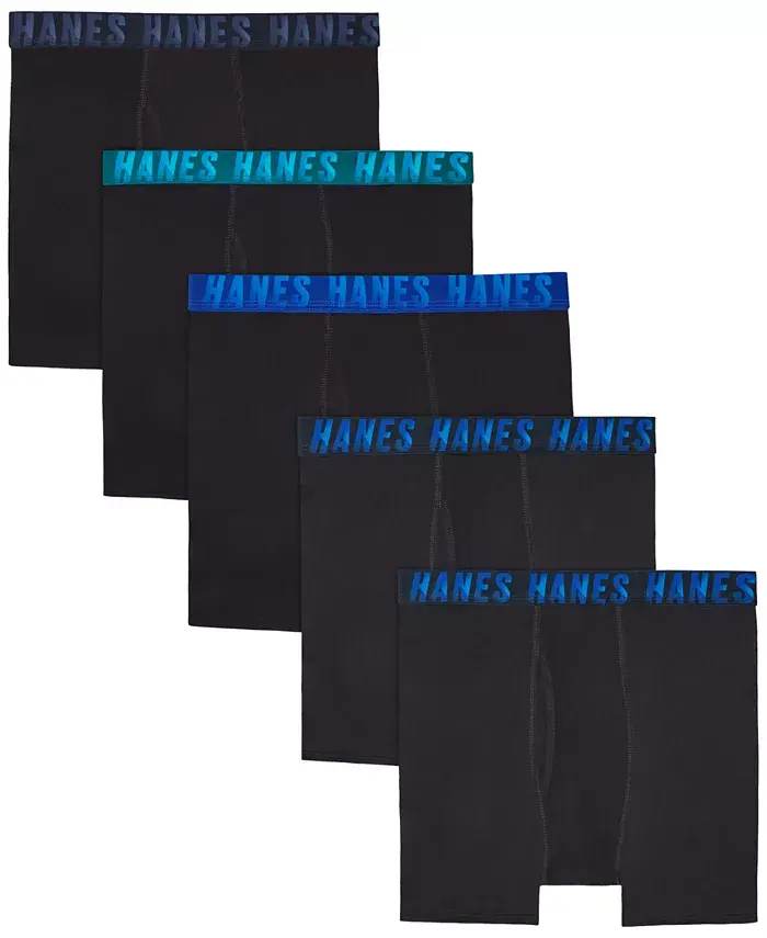 

Большие мальчики 5 предметов Performance Solid боксеры Hanes