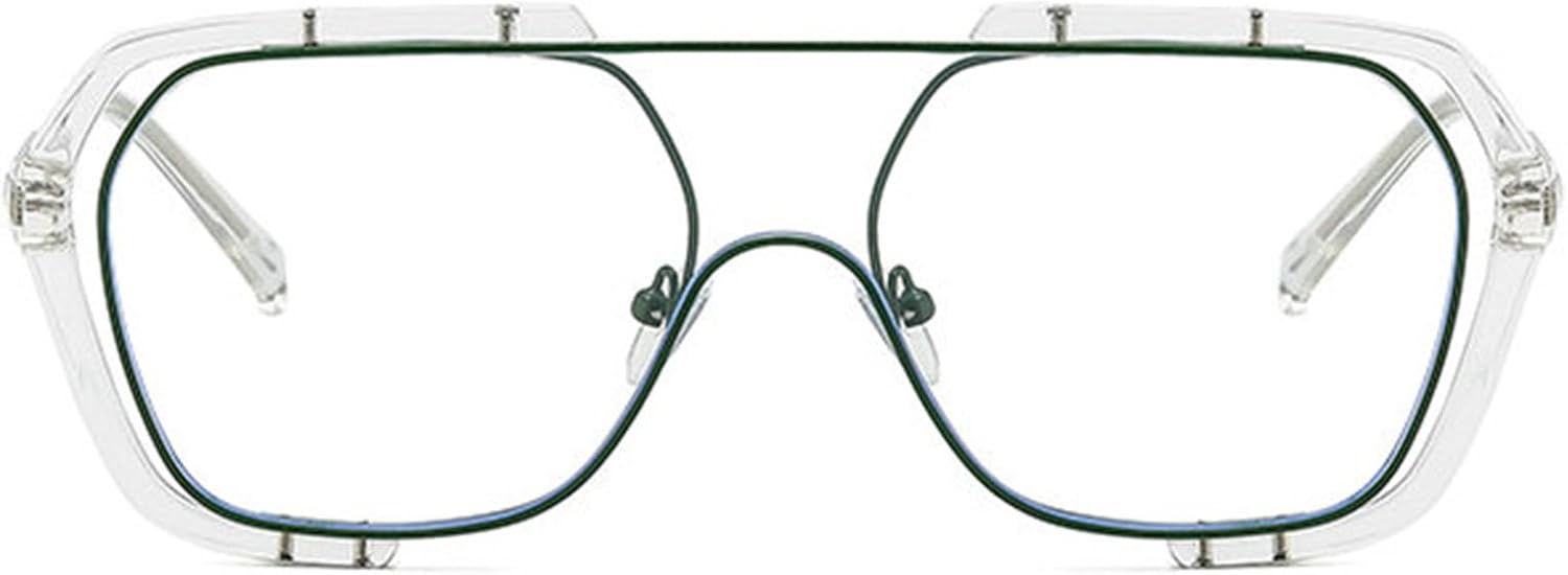 

Винтажные солнцезащитные очки Helena большого размера, модные для мужчин и женщин, квадратные, стильные, с плоской верхней частью, защита от ультрафиолета UV400 S67, C5