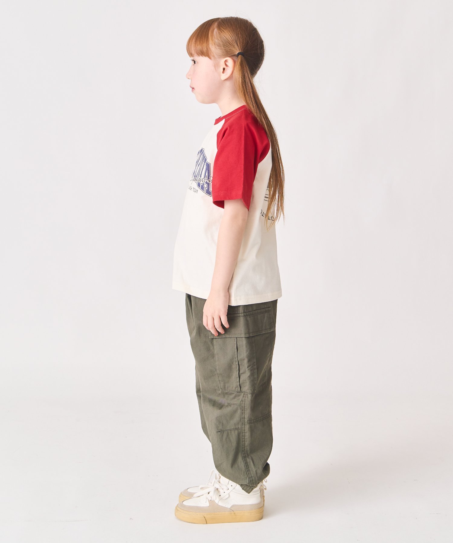 Футболка с коротким рукавом реглан Ever Closet, Red