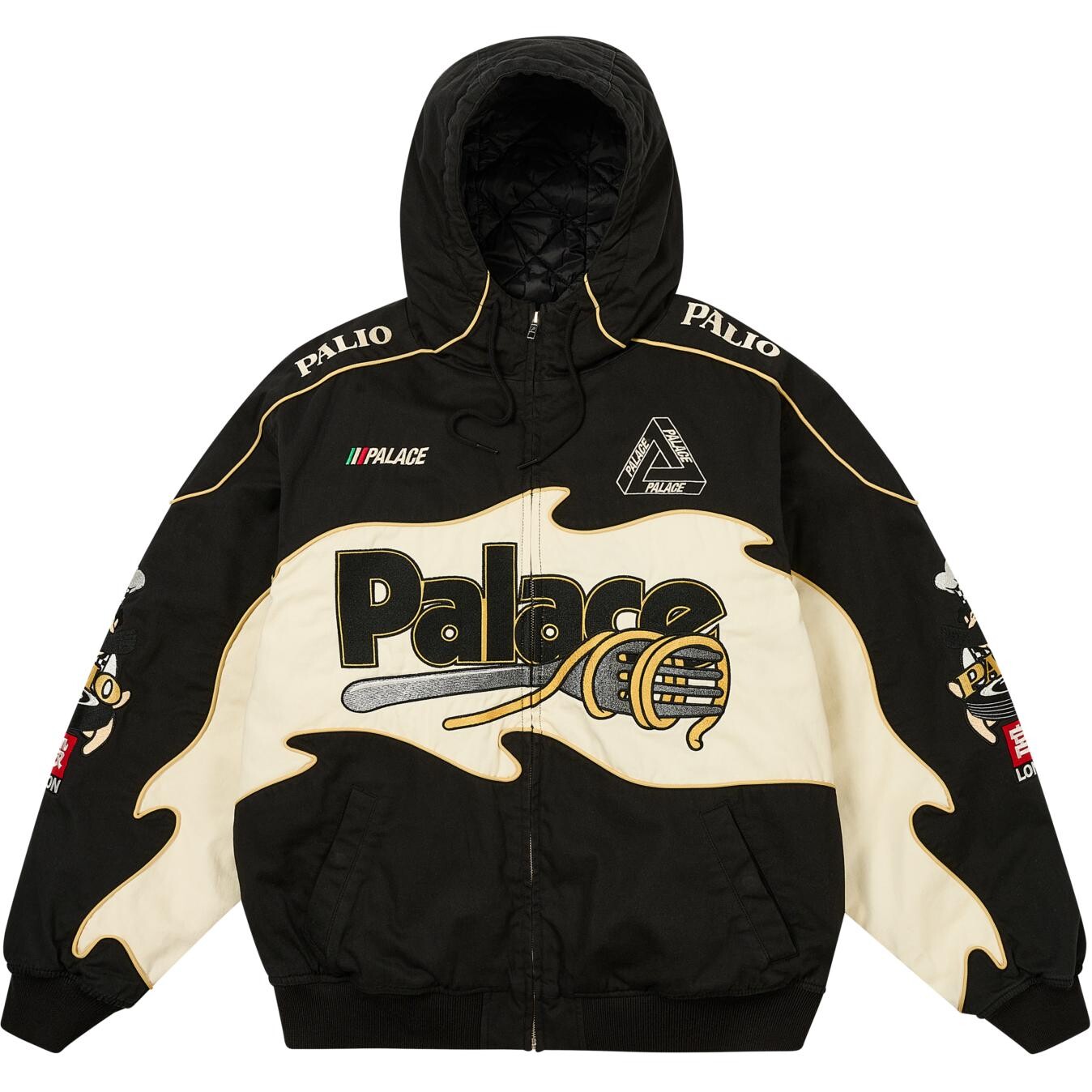 

FW24 Куртка унисекс черный Palace