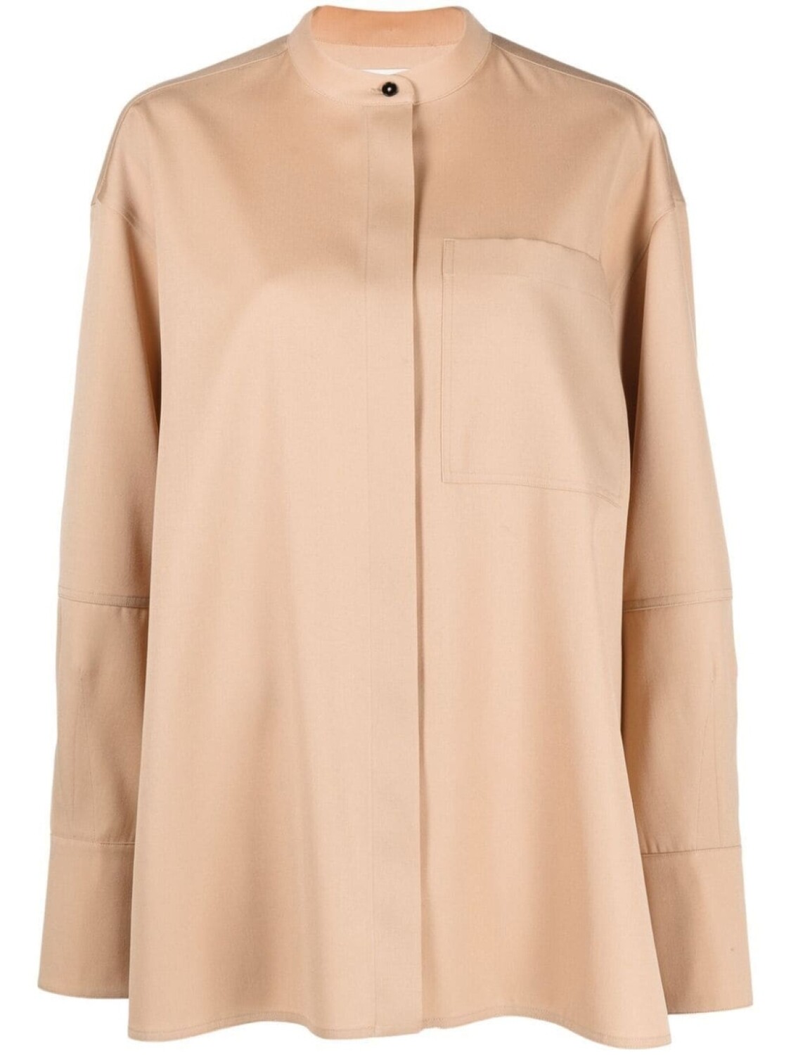 

Jil Sander рубашка без воротника, коричневый