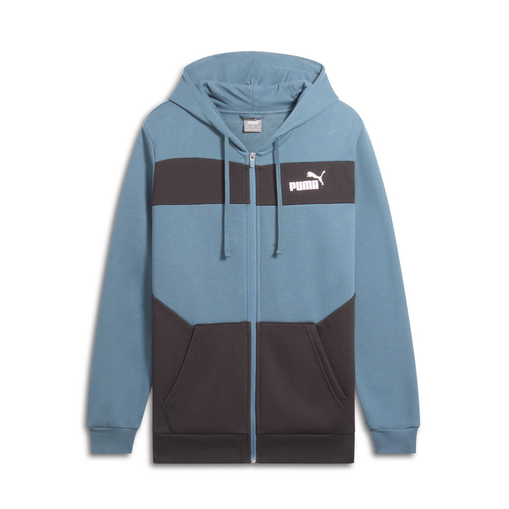 

Толстовка с капюшоном PUMA Men's Power Colorblock, цвет gray skies