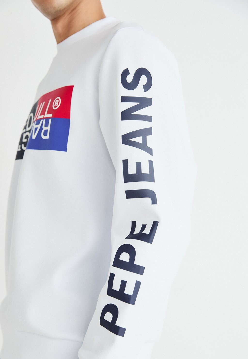 

Толстовка RED BULL RACING COLOUR BLOCK GRAPHIC CREW Pepe Jeans, белый