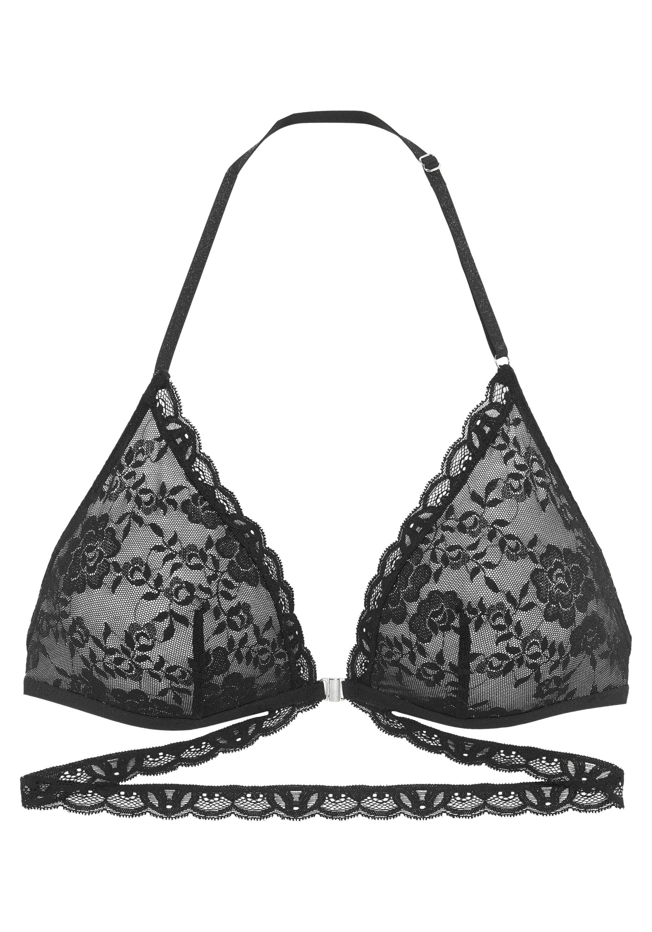 

Бюстгальтер без косточек PETITE FLEUR GOLD Bralette BH, черный