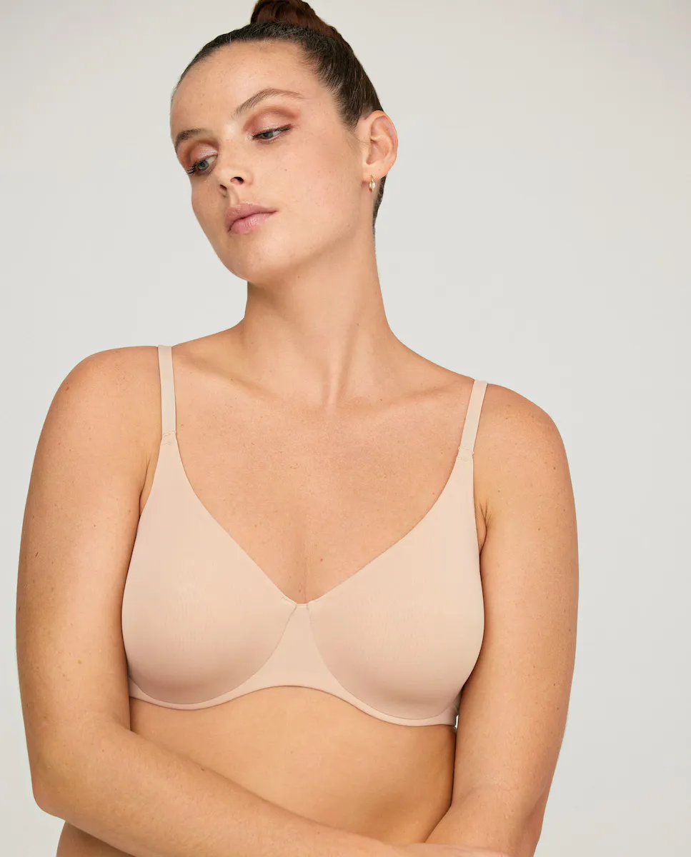 

Бюстгальтер без чашки и на косточках Promise, бежевый