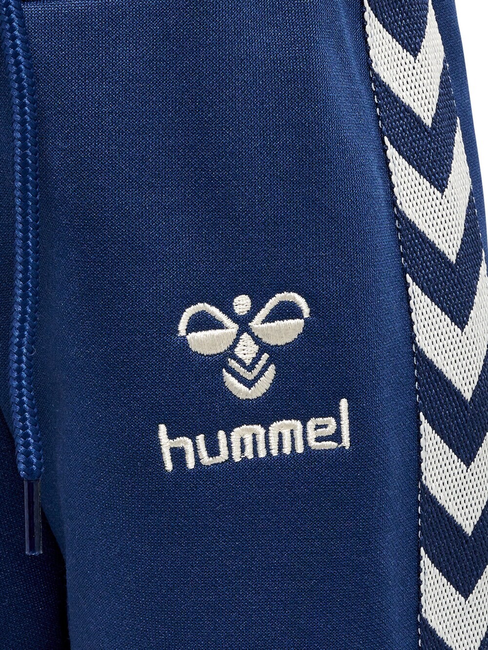 Зауженные тренировочные брюки Hummel Olek, темно-синий — фото 4