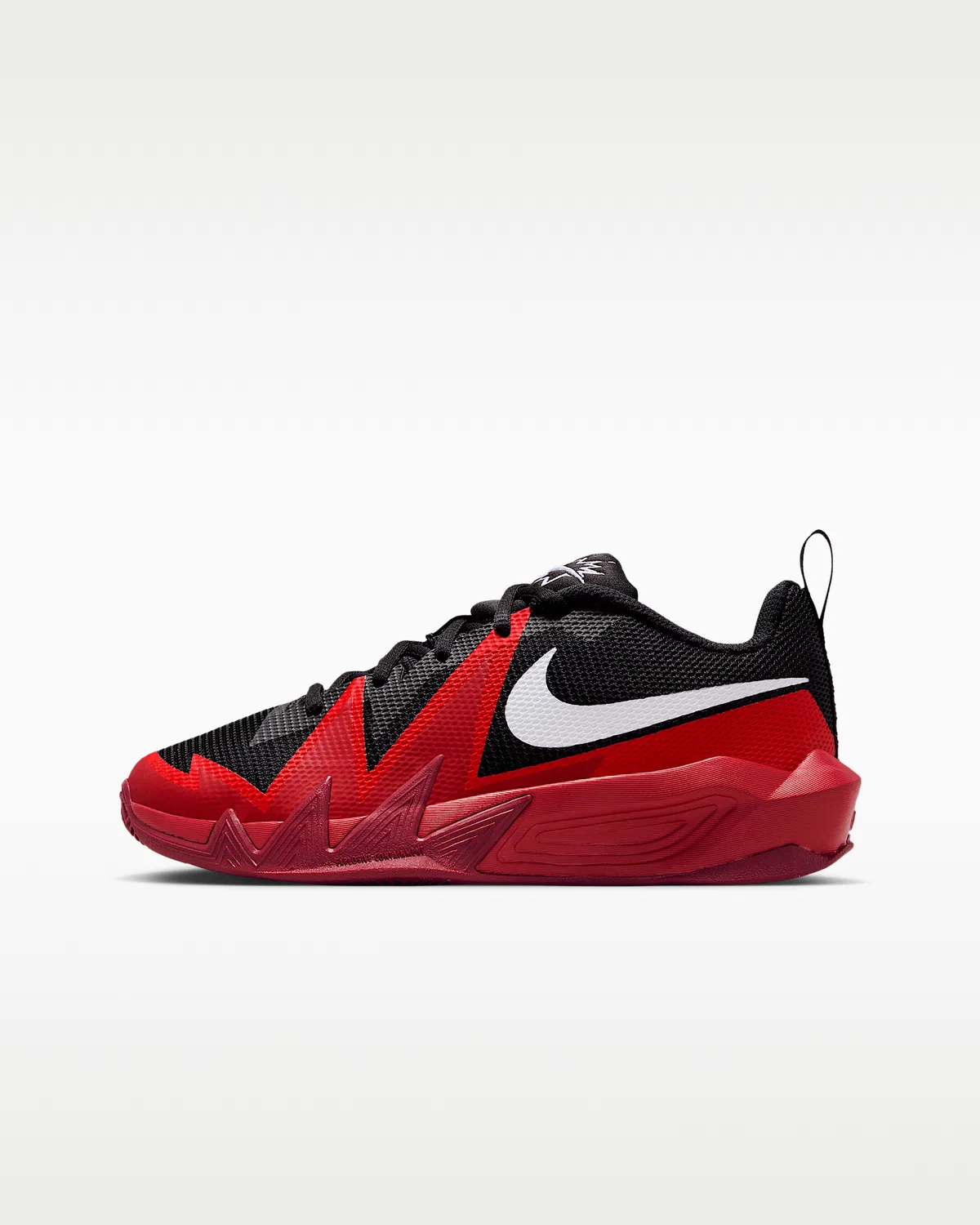 Кроссовки баскетбольные Nike S.T. Dynamite для старших детей, Black/University Red/Gym Red/White