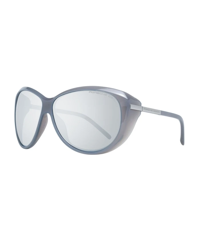 

Женские солнцезащитные очки круглые зеркальные синие Porsche Design, серый