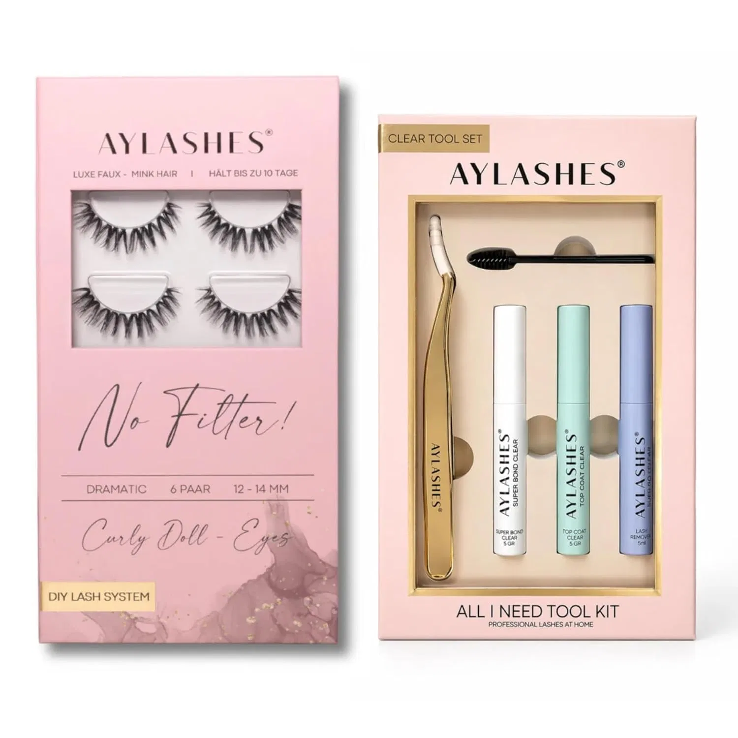 Набор для наращивания ресниц «No Filter» от AYLASHES Aylashes