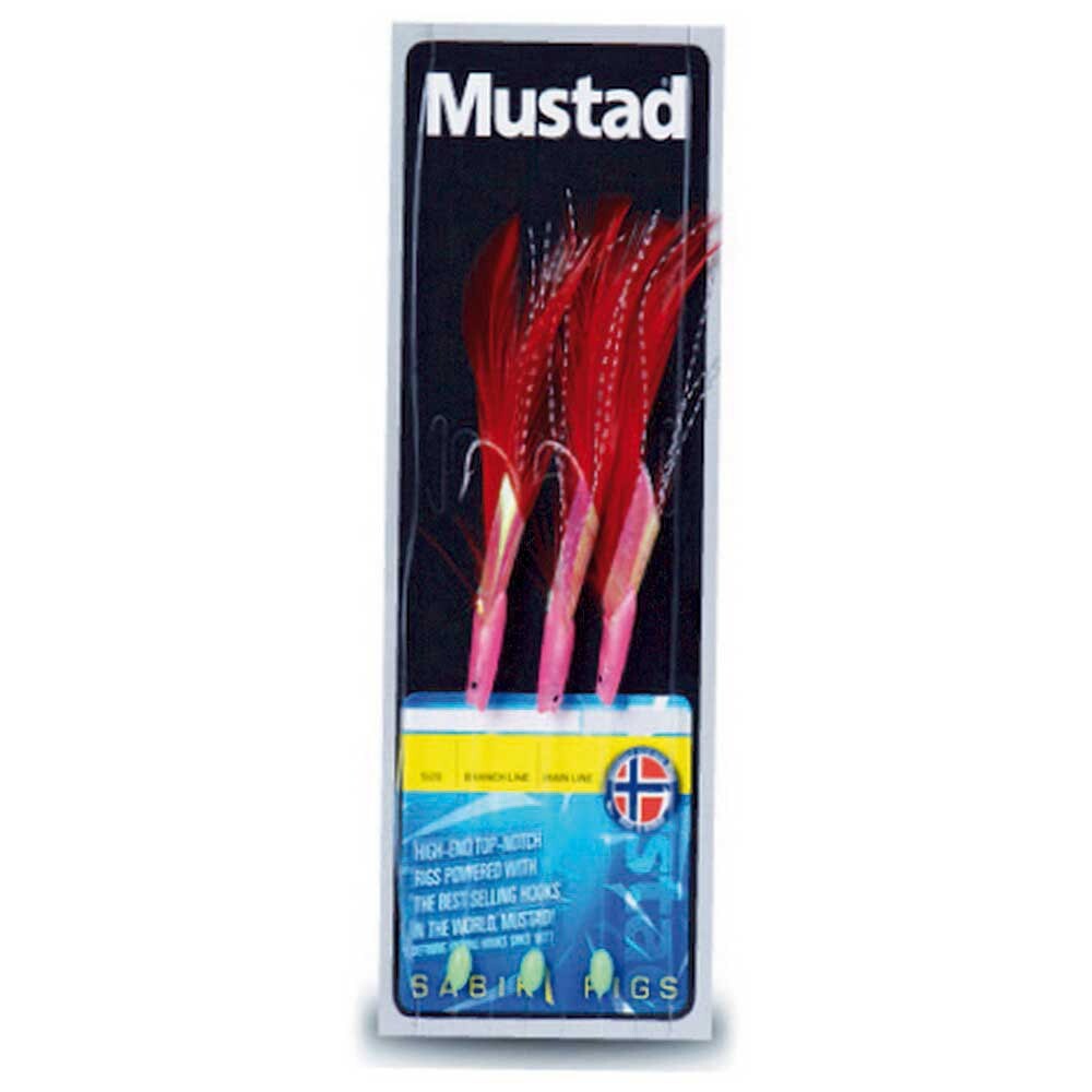 

Оснастки Mustad Hokkai Trace 3 Hooks, красный