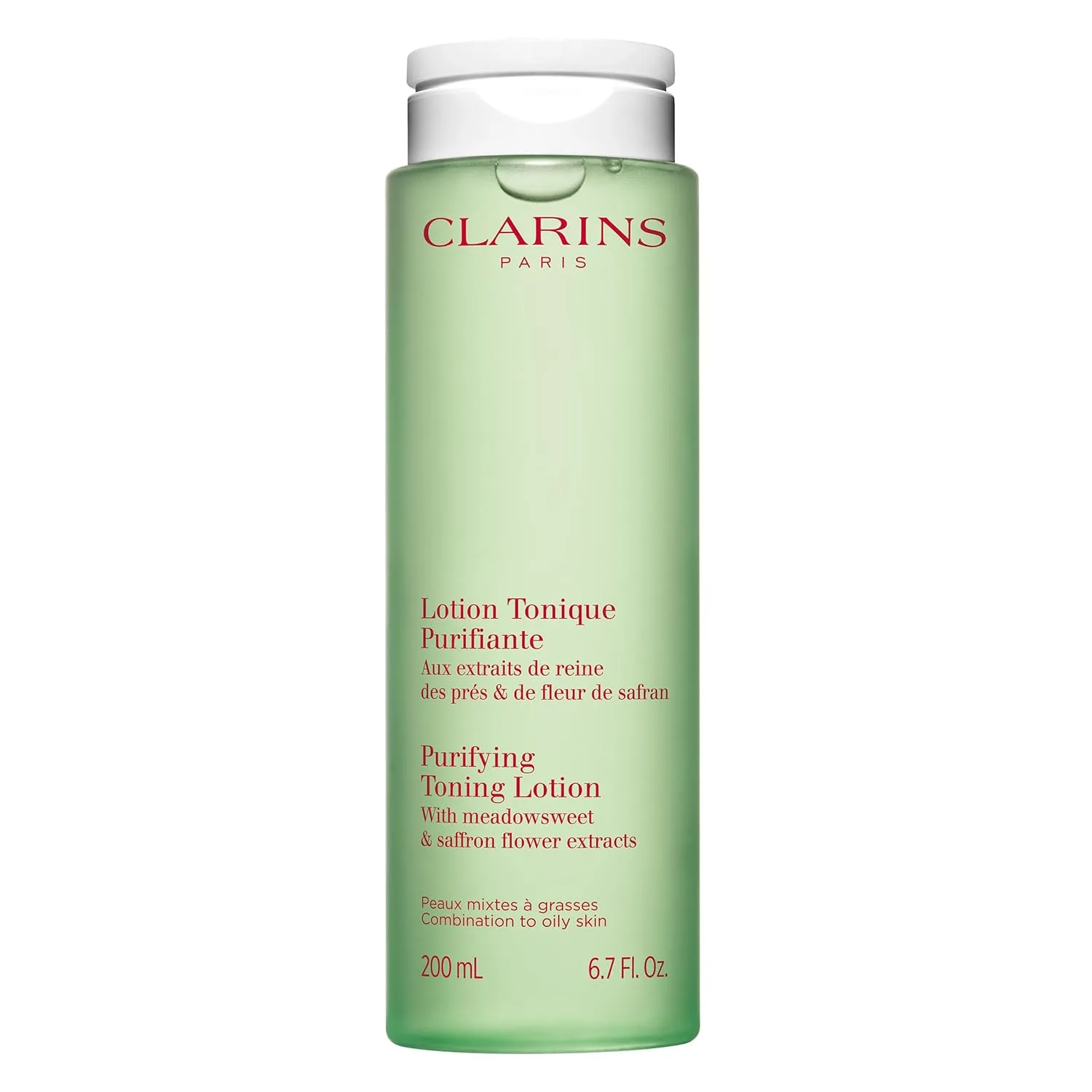 Лосьон Clarins — Purifying Toning Lotion для комбинированной и жирной кожи, очищает, увлажняет, матирует, 198 мл