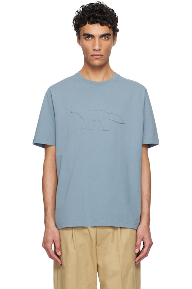 

Футболка Crafted Profile Fox Comfort Maison Kitsuné, серый