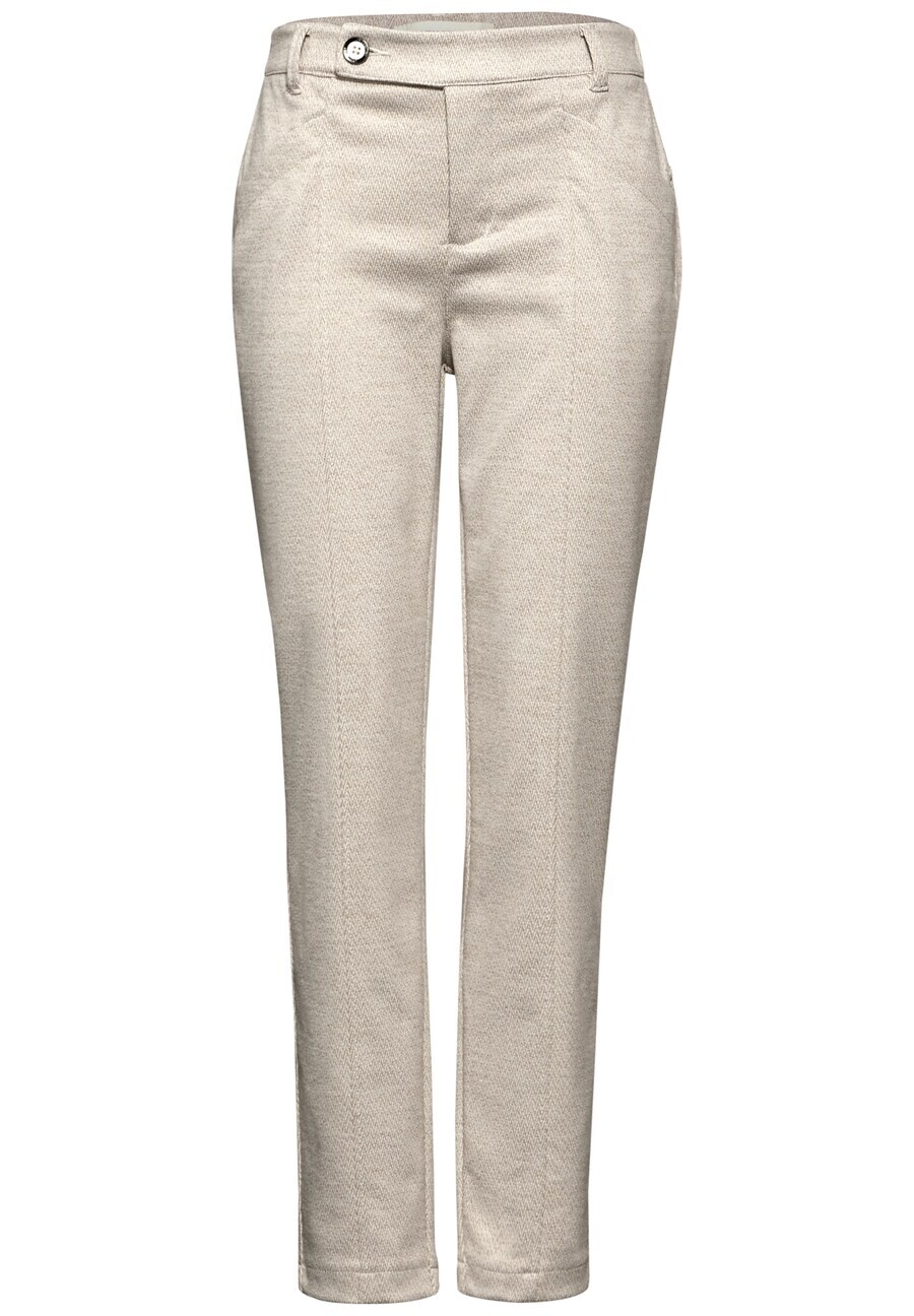 

Тканевые брюки STREET ONE Regular Pants, бежевый