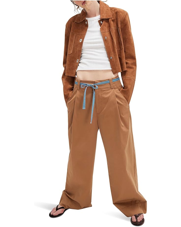 

Брюки Free People Buckle Back Trousers, цвет Tobacco Combo