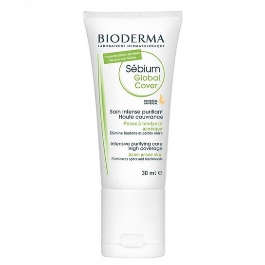 

Крем для лица против прыщей, 30 мл Bioderma, Sebium Global Cover